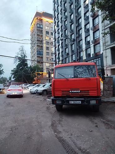 камаз кум: Услуги Самосвал КАМАЗ оранжевого цвета, трехосный (6x4), стальная — 4