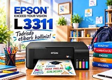 printer hp: Başlıq: Epson L3311 printer – Təzədir, istifadə olunmayıb! 📌 Marka və — 1