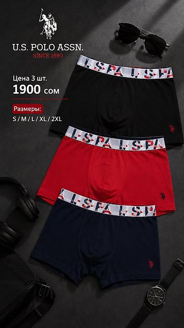крой брюки: Белье фирмы U.S.POLO ASSN 💙🤍 ▪️Производство Турция 🇹🇷 ▪️Размеры в — 8