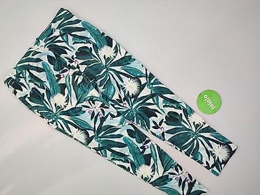flared jeans biale: H&M, Spodnie materiałowe damskie, rozmiar L — 3