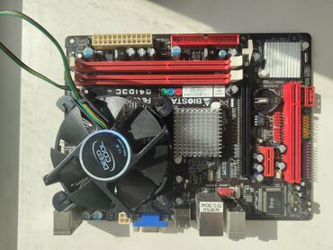 бу мясорубки: Энелик плата, Колдонулган, Biostar, LGA775, ПК үчүн