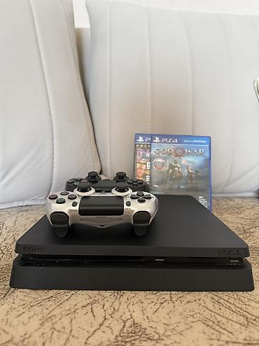 sony playstation: PS4 Slim 500 GB satılır. DİQQƏQLƏ OXUYUN ! - Komplekt: konsol, 2 ədəd — 1
