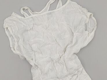massimo dutti biale spodnie: Women's blouse, size L (EU 40)