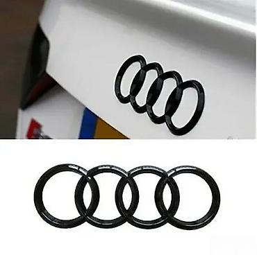 Auto delovi, gume i tjuning: Audi zadnji samolepljiv znak 19 x 6,8cm. Zamenski znakovi Audi — 1
