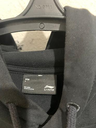 Толстовки: Мужская толстовка, L, Li-Ning, Новый, цвет - Черный, Самовывоз, Бесплатная доставка, Платная доставка — 3