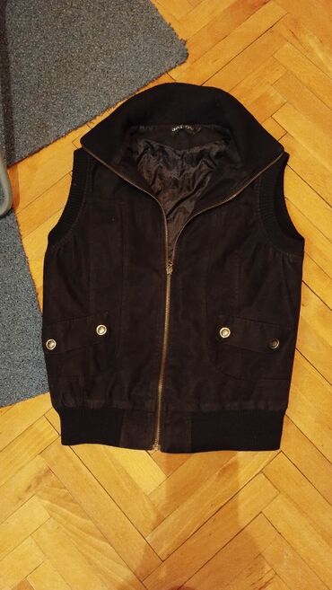 kosulja jakna: One size, Veštačka koža, bоја - Crna