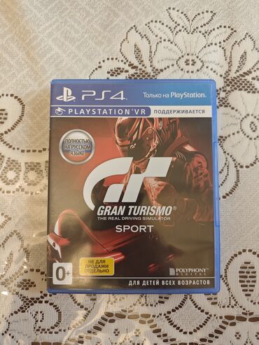 PlayStation 4 üçün "Gran Turismo Sport" oyunu. Bu disk PlayStation VR
