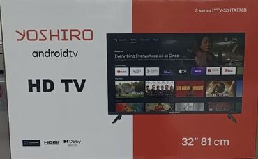 xarab televizor alisi: Yeni Televizor Yoshiro Led 82" HD (1366x768), Ünvandan götürmə, Ödənişli çatdırılma