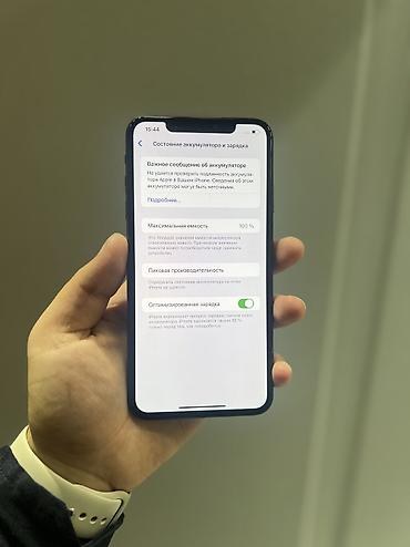 iphone xs max plata: IPhone Xs Max, 64 GB, Space Gray, Simsiz şarj — 2