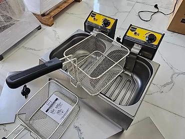 Fri aparatları: Fri kartof üçün, Cüt gözlü, 5 l — 3