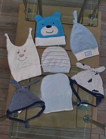 детские шапки из ангоры: Papaq 0-3ay. Mothercare. 
шапки 0-3м