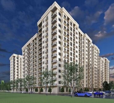 байтик квартира: 2 комнаты, 70 м², Элитка, 6 этаж, ПСО (под самоотделку)