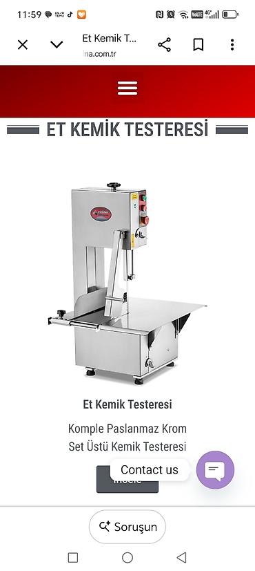 bildirçin əti: MATEKA Et və Sümük Testeresi – peşəkar ət emalı üçün masaüstü lent — 1
