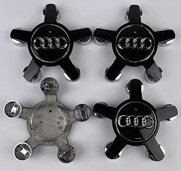 360 auto kamera: Cepovi za felne Audi zvezda - crni. Cepovi su za originalne felne Audi — 1