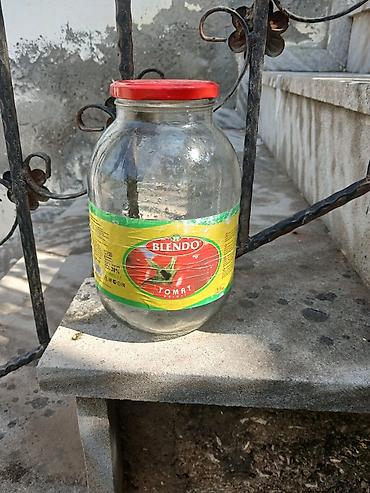 banka satisi: 2 klo balon 150 eded varBLENDO “Tomat” şüşə qab - Həcm: təxmini 2.7 L — 1