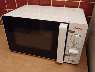 Συσκευές Κουζίνας: Φούρνος Μικροκυμάτων IZZY 20mx81-L Λευκό, σε άριστη κατάσταση. (Η