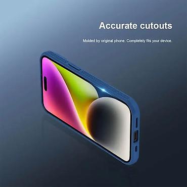 Maske i futrole za telefone: Maska Nillkin CamShield Pro za iPhone 15 Plus 6.7 crna. Uz brzu — 7