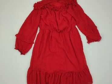 czerwona sukienki elegancka: Sukienka, S, stan - Dobry