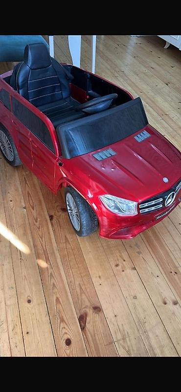 uşaq oturacagi: Uşaq üçün elektrikli maşın – Mercedes-Benz stili, qırmızı rəng - — 2