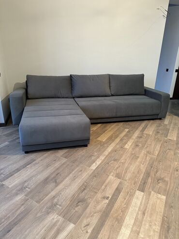 мебель новую: Угловой диван, цвет - Серый, Новый