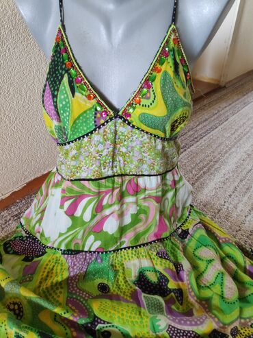 šljokičave haljine: Aclima M (EU 38), L (EU 40), XL (EU 42), color - Green, Other style, With the straps