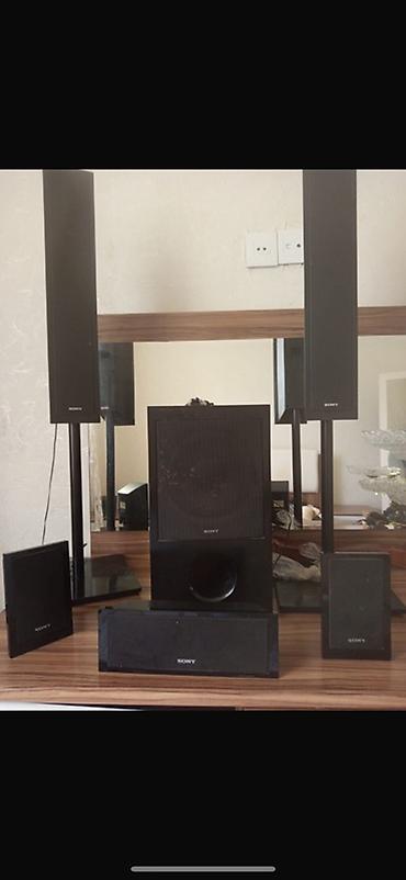Dinamiklər və kolonkalar: Sony ev kinoteatrı akustik sistemi - 5.1 kanallı səs sistemi: 2 ədəd — 1
