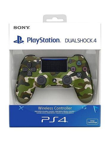 Dualshock4 blue, white, camuflage Ağ, göy, kamuflaj ve qara rengler