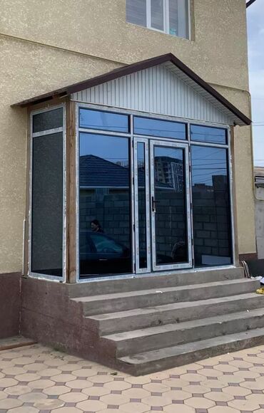 Готовые алюминиевые окна: Готовое алюминиевое окно, Тип окна: Витражные, Декоративные особенности: Другие особенности, Новый, Бесплатная установка, Без рассрочки — 5