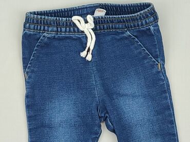 reserved sukienka niebieska: Denim pants, 3-6 months, condition - Perfect