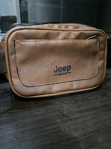 smart folio: Поясная сумка Jeep Buluo, коричневая - Формат: компактная — 3