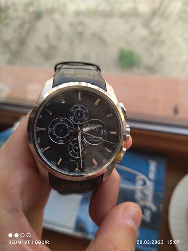 Qol saatları: İşlənmiş, Qol saatı, Tissot, rəng - Qara — 9