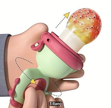Yemək masaları, oturacaqları: Məhsul: Dinozavr formalı meyvə-tərəvəz püresi/şirə yemləmə tutacağı — 4