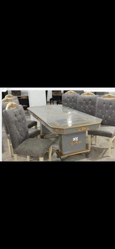 Masa və oturacaq dəstləri: Qonaq otağı üçün, Yeni, Dördbucaq masa — 11