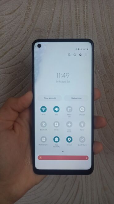 Samsung: Samsung Galaxy A21S, < 2 GB Memory Capacity, rəng - Ağ, Barmaq izi, İki sim kartlı