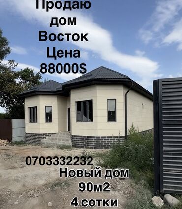 тендик продаю дом: Үй, 90 кв. м, 3 бөлмө, Менчик ээси, ПСО (өз алдынча бүтүрүү)