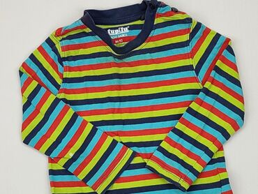 bawełniana bluzka w paski: Bluzka, Lupilu, 1.5-2 lat, 86-92 cm, stan - Dobry