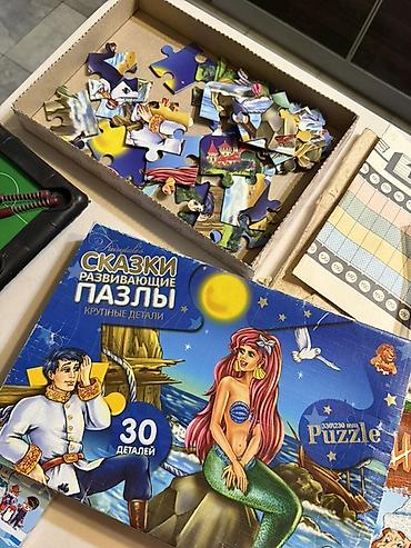 Игрушки: 12 настольных игр + пазл Все за 550 сом!!! Набор настольных игр и — 21