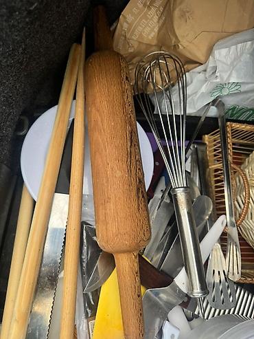 bıçag: Mətbəx bıçaqları dəsti + plastik saxlama qutuları - Bıçaqlar: 6 ədəd — 10