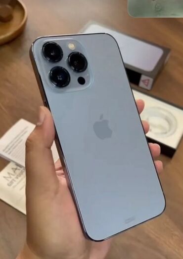 ayfon 8: IPhone 13 Pro, 128 GB, Blue Titanium, Barmaq izi, Face ID