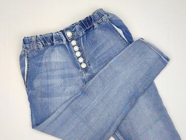 pepco spodnie z wysokim stanem: Denim, Jeansy damskie, rozmiar S