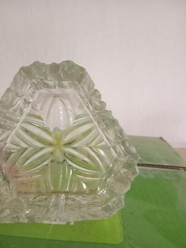 Наборы посуды: Стеклянный набор для сервировки: пепельница и секционная тарелка - — 5