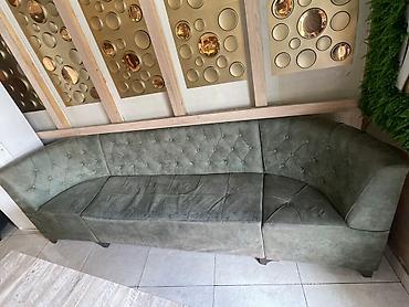 Sifarişlə restoran divanları: Künc divan, Taxta — 2