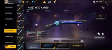 бу кампютер: Игровой аккаунт Free Fire с разнообразным вооружением и скинами