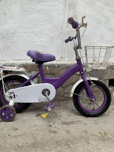 каректен аккан көз жаш китеп: Детский велосипед, 4-колесный, Другой бренд, 3 - 4 года, Для девочки, Б/у