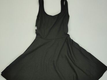 czarna rozkloszowana sukienki na wesele: Dress, S (EU 36), condition - Good