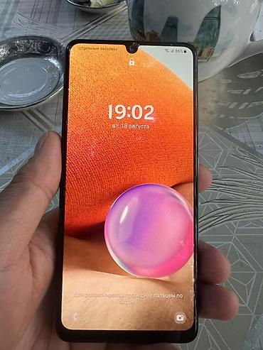 samsung note 10 ekran: Samsung Galaxy A32, 128 GB, rəng - Qara, İki sim kartlı — 5