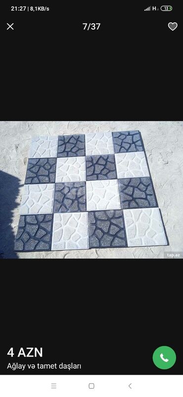 Dekorativ daşlar: Yüksek keyfiyetde Preslenmiş Tamet daşlarinin topdan və pərakəndə — 13