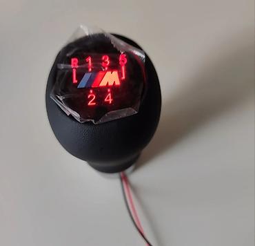 led свет: Ручка кулисы МКПП с подсветкой (стиль BMW M) - Тип: ручка — 2