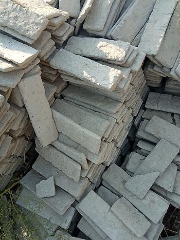 derzi sekilleri: Təbii daş üzlük/plitələr - Material: təbii daş (açıq boz rəng — 3