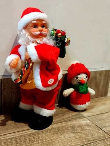 купить попит в бишкеке: Игрушка танцующий Санта Клаус, с музыкой (трясет попой )) работает с